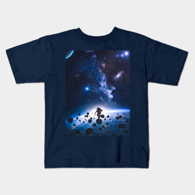 Ad astra Kids T-Shirt by m1a1visuals